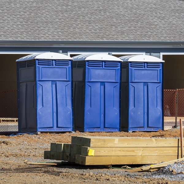 what is the expected delivery and pickup timeframe for the portable restrooms in Idledale CO